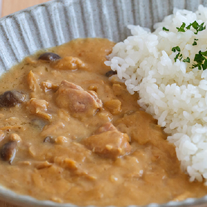 白まいたけのホワイトカレー